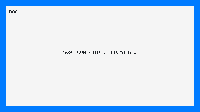 Contrato de Locação Residencial e Comercial Modelo DO Word