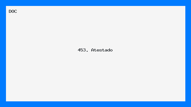 Atestado Profissional Pronto para Uso DOC