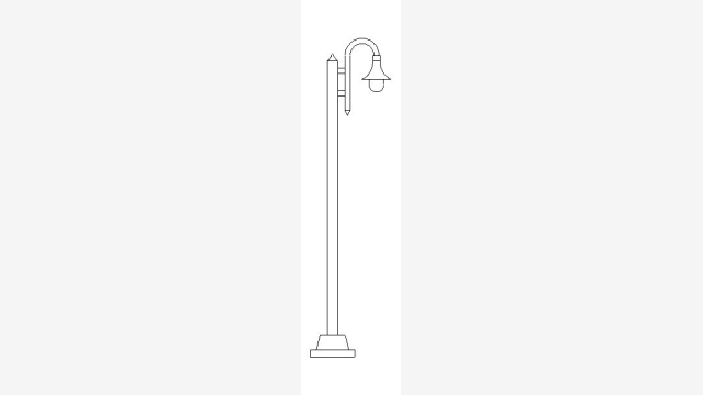 Planta DWG Praça Urbana CA29 Bloco CAD Editável