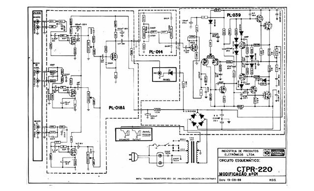 Ciclotron Amplificador CTPR‑220 — Esquema e Guia Prático