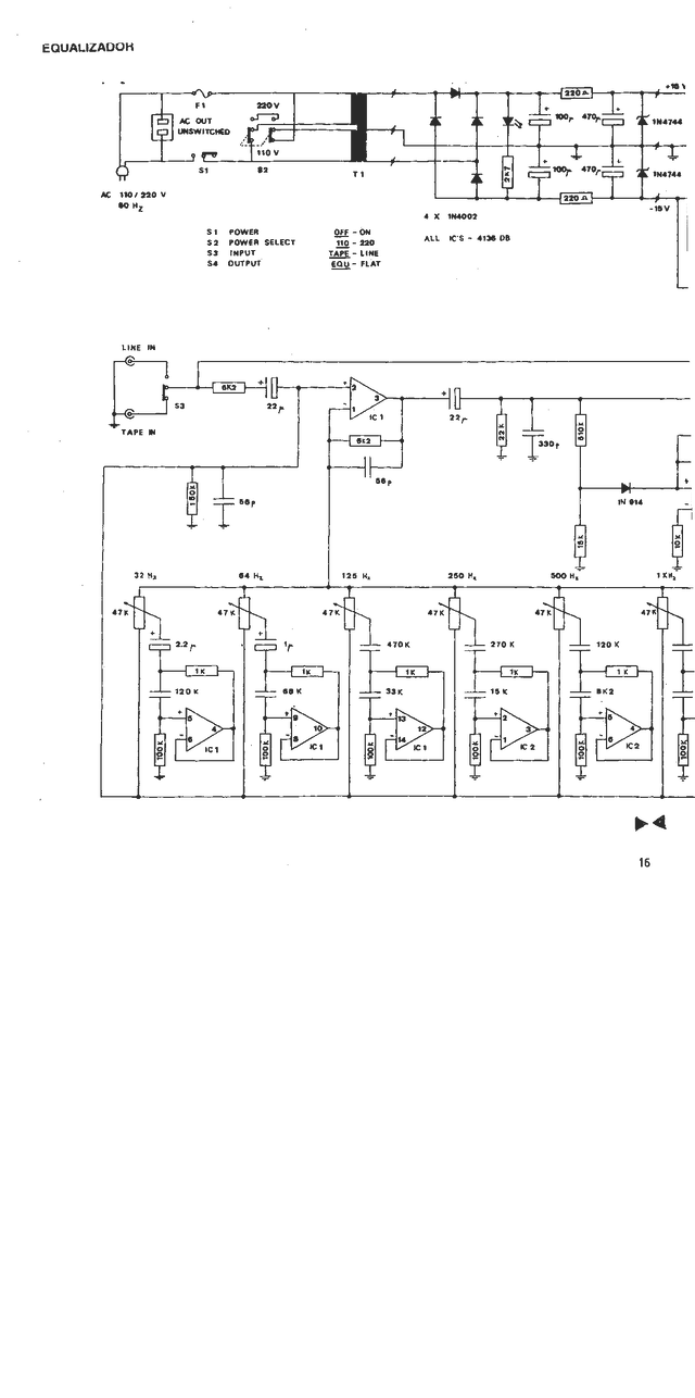 Cygnus Equalizador   Geq1012
