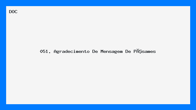 Modelo de Agradecimento por Mensagens de Pêsames