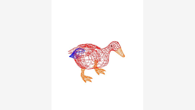 Modelo 3D DWG: Pato Realista para Projetos