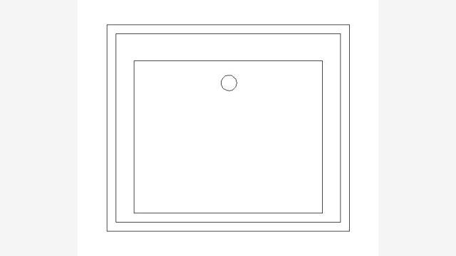 Pila DWG — Bloco CAD de Pia para Cozinha