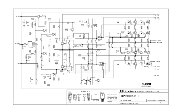 Esquema Ciclotron Amplificador TIP2000 (2h H) - PDF