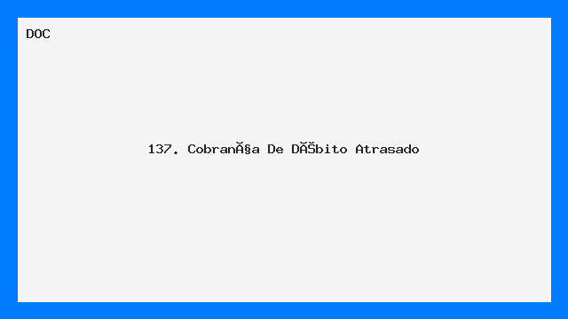 Modelo de Carta Cobrança de Débito Atrasado
