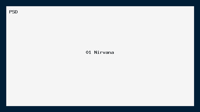 PSD 01 Nirvana Mockup e Camadas Editáveis