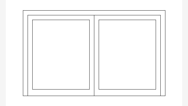 Desenho DWG de Janela J Abrir Ja39 — Bloco Construtivo