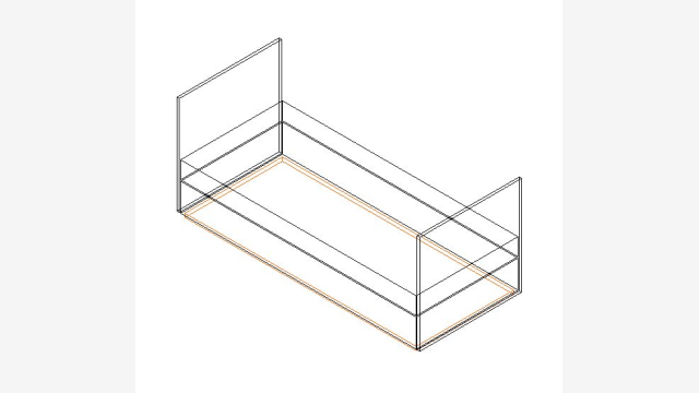 Sofá Banca 3D em DWG — Modelo pronto para projetos