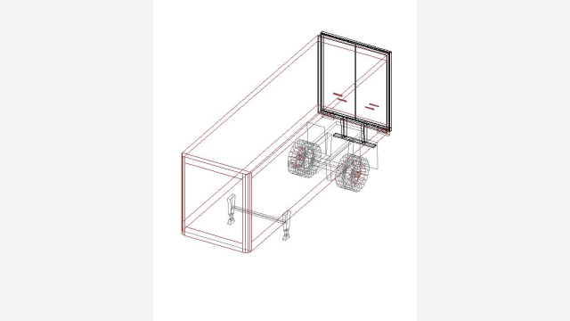 Desenho DWG Carro 3D T Tral28 - Modelo Pronto