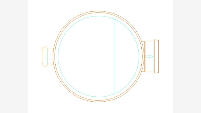 Detalhe Conexão Hidráulica CXG DWG - Bloco CAD