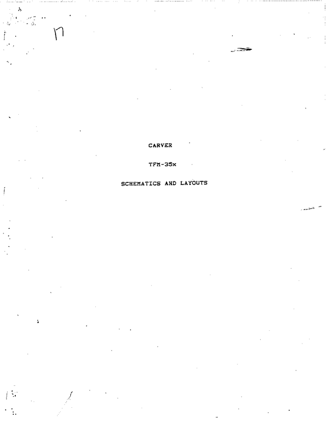 Manual Carver TFM35X - Esquema e Serviço PDF