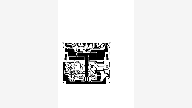 Ultra LD 200W Power Amplifier   PCB Top (mirror)