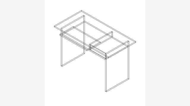 Mobiliário de Escritório 3D - DWG Compacto