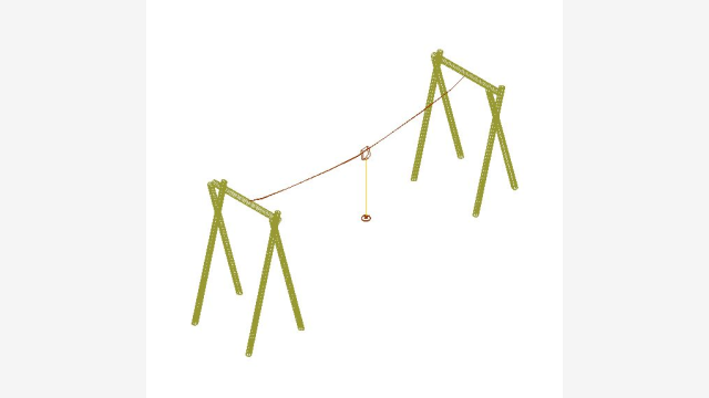 Bloco 3D Columpio 012 DWG - Paca Urbano