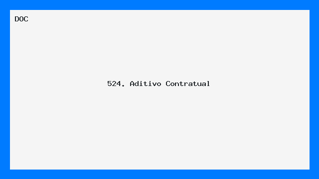 Aditivo Contratual Modelo Pronto para Uso DOC