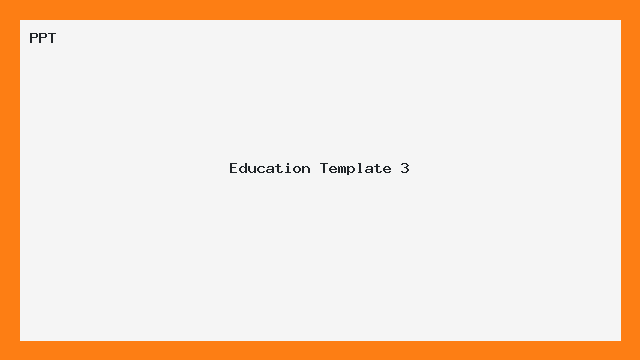 Education Template 3