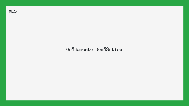 Planilha Orçamento Doméstico XLS — Controle Fácil e Pronto
