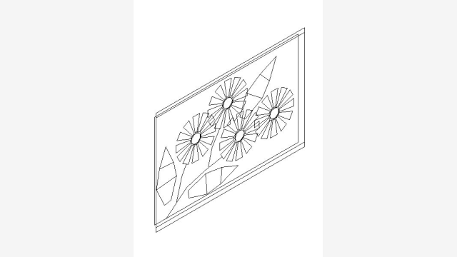 Quadro 3D DWG - Arquivo pronto para projetos
