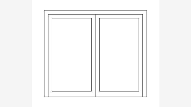 Desenho DWG Janela Ja47 Abrir 24KB