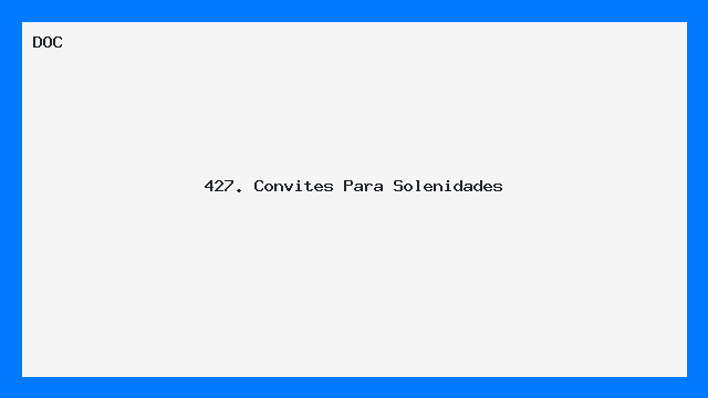 Modelos de Convites para Solenidades — DOC prontos