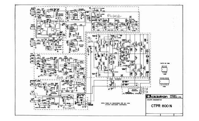 Manual Técnico Ciclotron Ctpr 800N — Esquema Completo