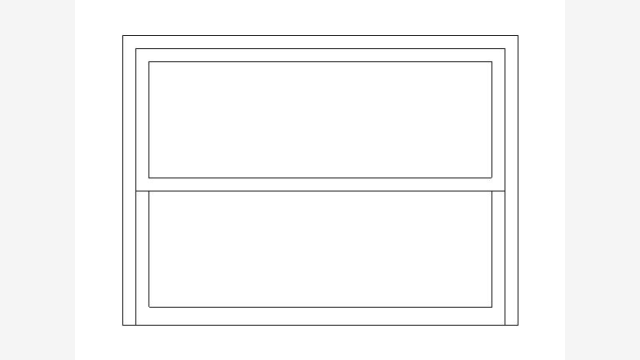 Desenho DWG JG31 Janela Guilhotina Detalhada