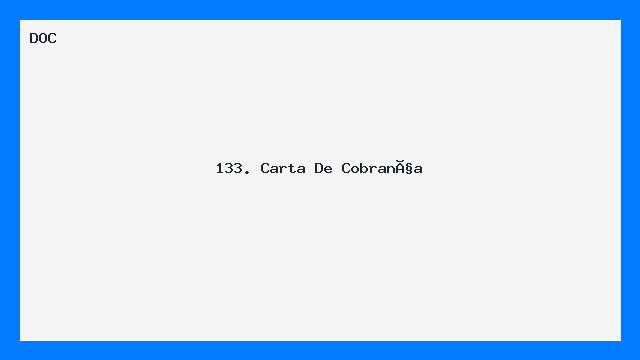 Carta de Cobrança Profissional em DOC Modelo Pronto