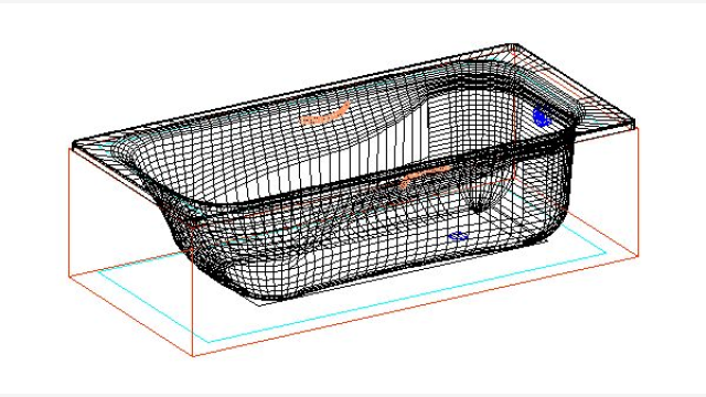Banheira 032 DWG — Modelo 3D detalhado para projetos