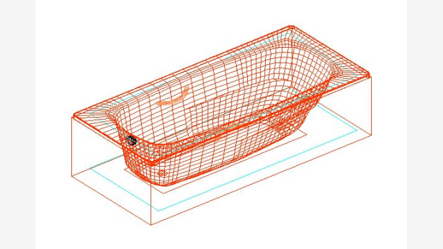 Banheira 3D Banera 009 DWG - Modelo Detalhado