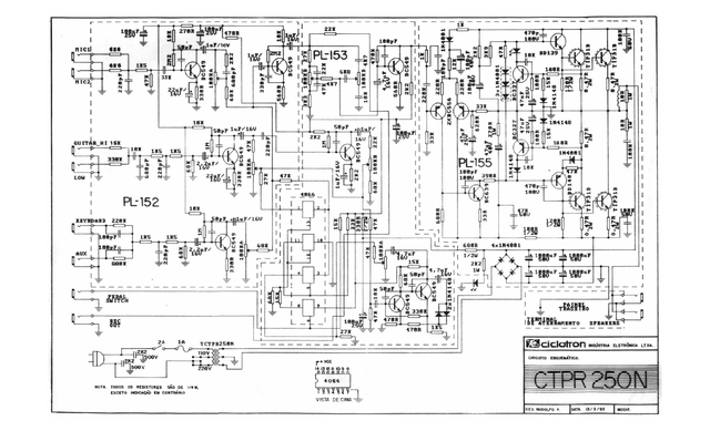 Manual Ciclotron Ctpr 250N - Amplificador PDF Completo