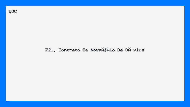 Contrato de Novação de Dívida — Modelo DOC Pronto