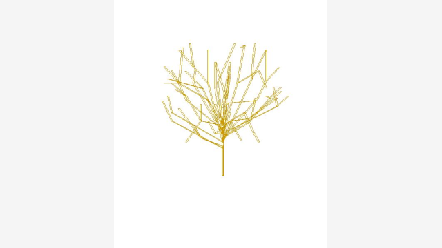 Árvore 3D Arbol 007 - DWG Vegetação para Projetos