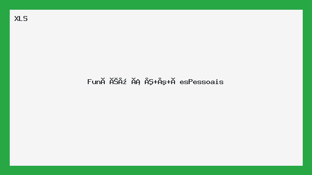 FunÔé¼ á ª+º+ÁesPessoais