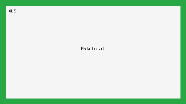 Planilha Matricial XLS: Modelo Pronto para Cálculos