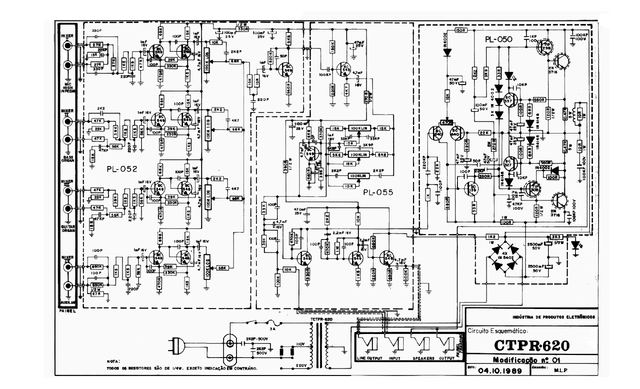 Manual Técnico Ciclotron Ctpr 620 - Amplificador PDF