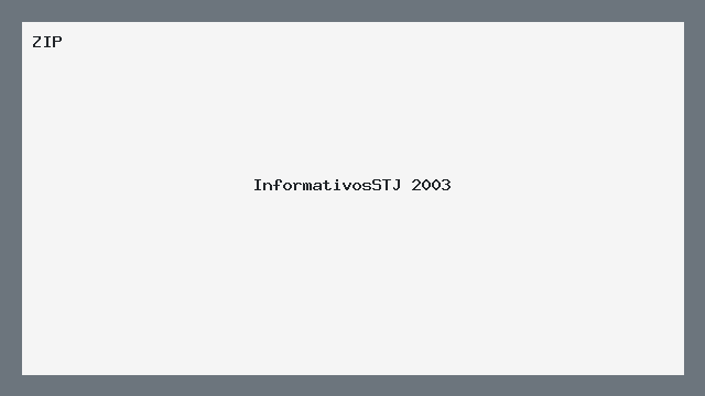 InformativosSTJ 2003
