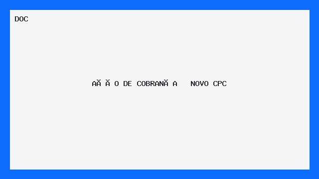 AÇÃO DE COBRANÇA NOVO CPC - Download DOC - PlanilhaExcel