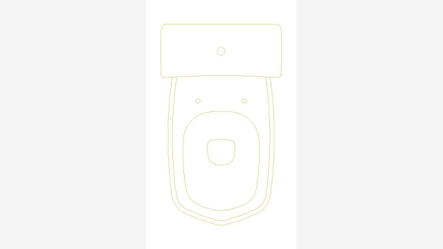 Planta DWG Banheiro WC2 — Bloco CAD Detalhado