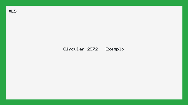 Circular 2972   Exemplo