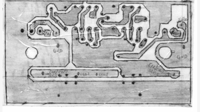 Placa Auxiliar para Amplificador - JPG de Esquema Único