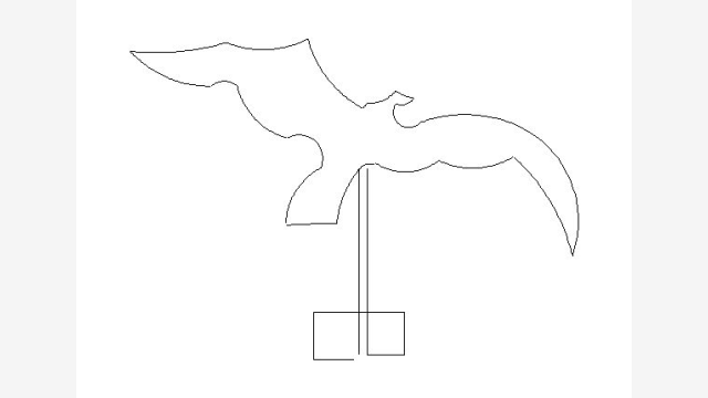 Bird DWG Bloco de Escritório em AutoCAD