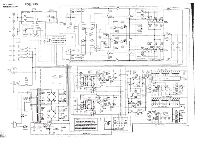 Cygnus Amplificador   Pa1800d