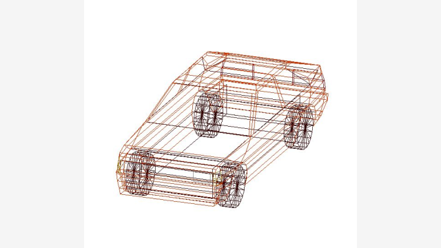 C Chatch DWG - Modelo 3D de Carro Compacto