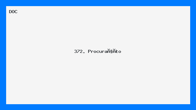Procuração Modelo Profissional 372 DOC editável