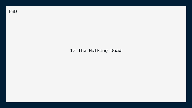 Mockup PSD 17 The Walking Dead Capa e Arte Promocional
