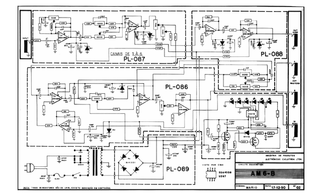Ciclotron Console Mixer   Am 6b