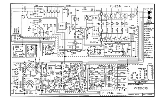 Manual Ciclotron Cp1200RD — Esquema, Pinagem e Testes