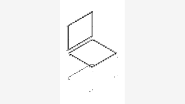 Silla 009 — Bloco 3D DWG de Cadeira Moderna