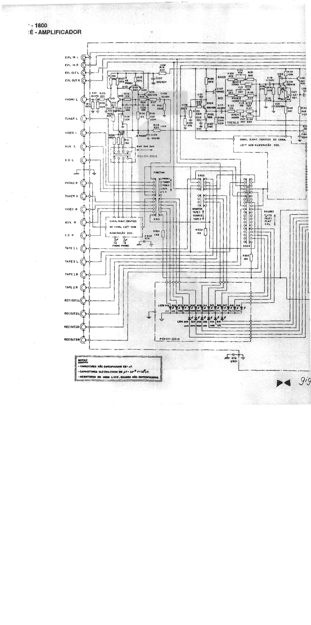 Cygnus Pré Amplificador   Cp1800